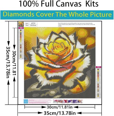 Sunflower Butterfly 5D Diamond Art Kits for Adults Beginners，DIY Full Round Drill Diamond Painting Kits，Paint by Diamonds Dots Gem Art Crystal Easy，Home Wall Decor 11.8x15.7 Inch in Kuwait