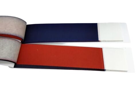 أوراق الورق التعبير - مؤشر ملامسة لدغة لمحاذاة الأسنان ، شرائط العلامات المتاح ، 72/bx (أحمر/أزرق ، حدوة حصان) in Kuwait