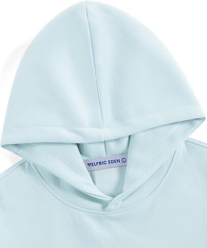 Aelfric Eden Blurring Flower Print Hoodie Womens Oversized Graphic Hoodies Y2K Floarl Solid Pullover Hooded Sweatshirt Unisex in Kuwait