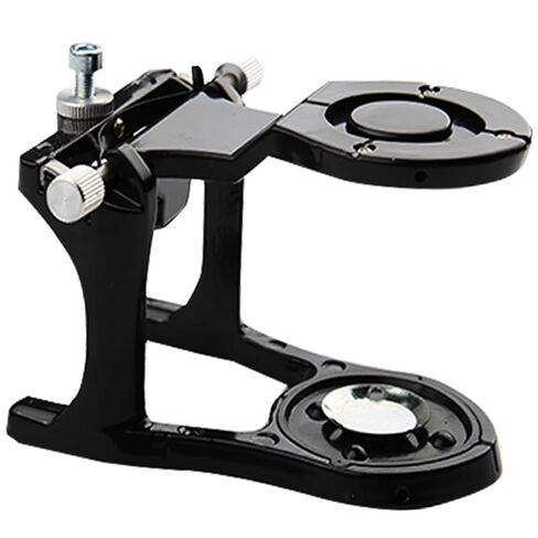 Dental Magnetic Articulator Adjustable Denture Articulator Dental Lab Instruments Small Size Type A Articulator for Clinic, Dentists and Student (Black) in Kuwait