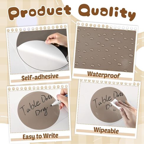 12Pack Colorful Erase Circles 11.4 Inch Large Dry Erase Table Dots Paper Stickers Floor Dots Sticker for Elementary Kindergarten Preschool School Classroom Tables Wall Decoration(Boho Colors) in Saudi Arabia