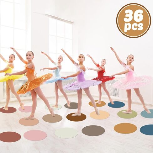 12Pack Colorful Erase Circles 11.4 Inch Large Dry Erase Table Dots Paper Stickers Floor Dots Sticker for Elementary Kindergarten Preschool School Classroom Tables Wall Decoration(Boho Colors) in Saudi Arabia