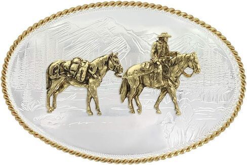 Montana Silversmiths Four Winds Buckle with Buffalo Skull in Kuwait