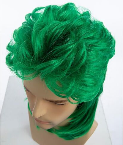 Baruisi Mens Wig Grey Long Straight Synthetic Heat Resistant Costume Cosplay Hair Wig in Saudi Arabia