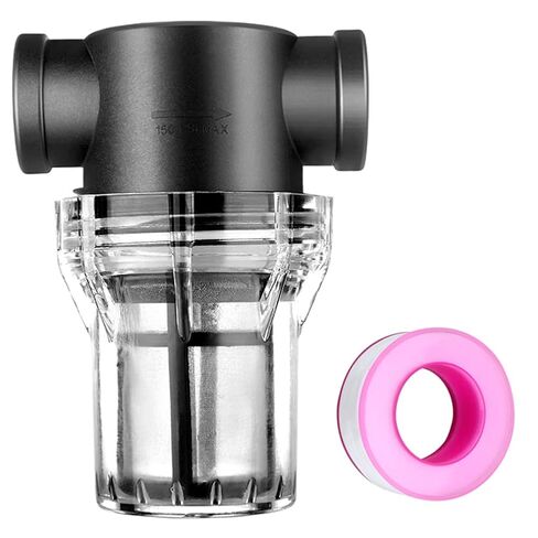 Garden Hose Filter Large Flow Pipe Diameter,Inline Pipe Filter 1 Inch 80 Mesh Sediment Filter Strainer Attachment Raw Water Strainer for RV,Outdoor Gardening,Pressure Washer in Kuwait