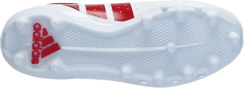 adidas Men's Adizero Impact.2 American Football Sneaker, Black/White/Team Power Red, 9 in Saudi Arabia