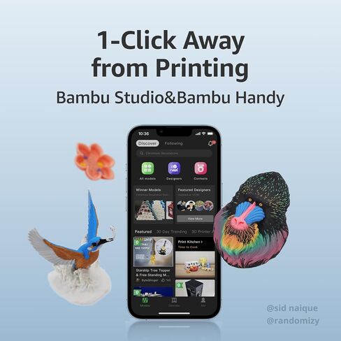 Bambu Lab A1 Combo, A1 3D Printer and AMS lite, Support Multi-Color 3D Printing, High Speed & Precision, Full-Auto Calibration & Active Flow Rate Compensation, ≤48 dB Quiet FDM 3D Printers in Kuwait