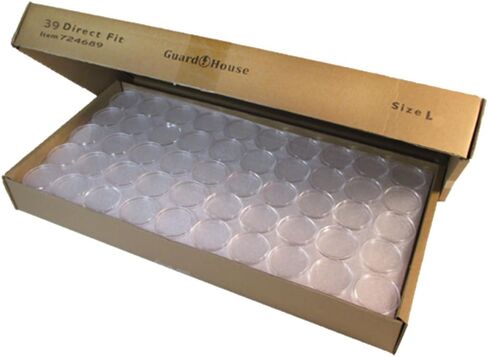 50 Guardhouse 40mm Airtight Coin Capsules for American Silver Eagle Liberty Coin in Saudi Arabia
