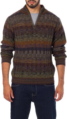 NOVICA Men's 100% alpaca sweater, Traveler' in Saudi Arabia