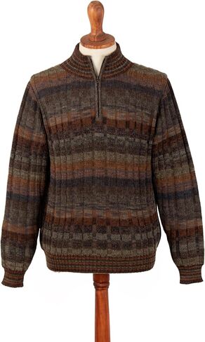 NOVICA Men's 100% alpaca sweater, Traveler' in Saudi Arabia