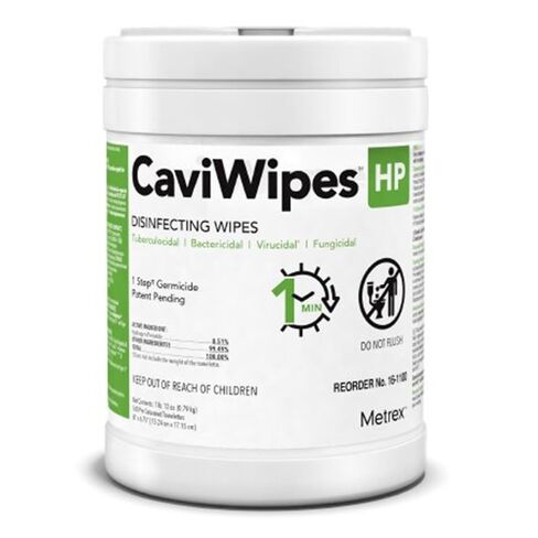 Metrex Research 16-1100 CaviWipes HP (6" x 6.75") 160/Can in Saudi Arabia