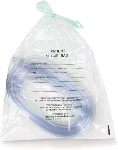 McKesson Pull-TITE Respiratory Set-Up Bags, Clear 1.35 Mil Disposable 12 in x 16 in, 500 Count in Saudi Arabia