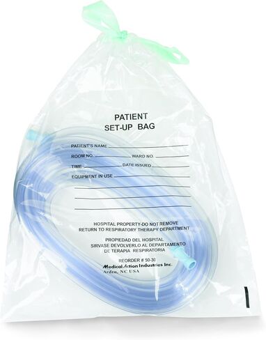 McKesson Pull-TITE Respiratory Set-Up Bags, Clear 1.35 Mil Disposable 12 in x 16 in, 500 Count in Saudi Arabia