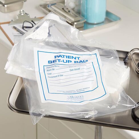 McKesson Pull-TITE Respiratory Set-Up Bags, Clear 1.35 Mil Disposable 12 in x 16 in, 500 Count in Saudi Arabia