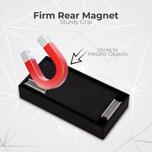 RamPro Hide A Key Magnetic Key Holder Under Car - Hide A Key for Your Car So You Never Lock Out - Plastic Magnet Key Hider to Store a Spare Key for Your Home, Storage, Office, or Vehicle - 3 Pack in Kuwait