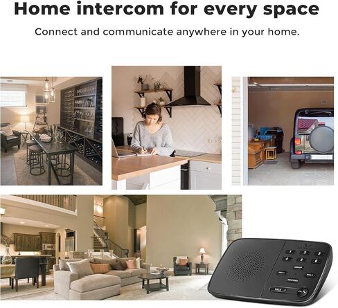 Hosmart UltraSpeak Pro Intercoms Wireless for Home, Two-Way Real-time Intercom Full Duplex Wireless Intercom System for Home Use, Clear Sound House Intercom System for Business with 1200 Feet Range in Kuwait