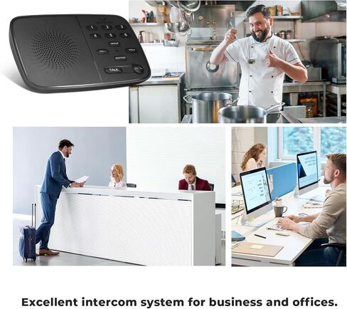 Hosmart UltraSpeak Pro Intercoms Wireless for Home, Two-Way Real-time Intercom Full Duplex Wireless Intercom System for Home Use, Clear Sound House Intercom System for Business with 1200 Feet Range in Kuwait
