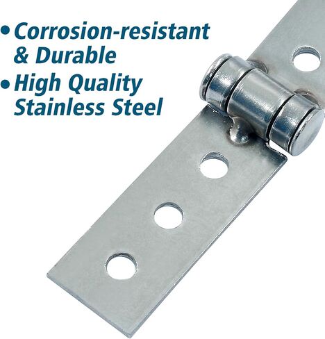 4Pcs 3 inch Folding Butt Hinges, Stainless Steel Door Window Hinges (6 Holes) in Kuwait