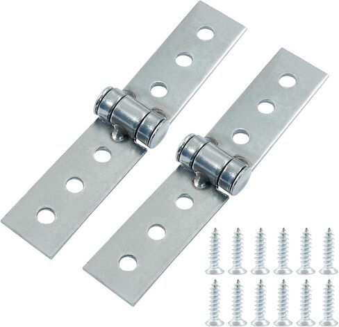 4Pcs 3 inch Folding Butt Hinges, Stainless Steel Door Window Hinges (6 Holes) in Kuwait