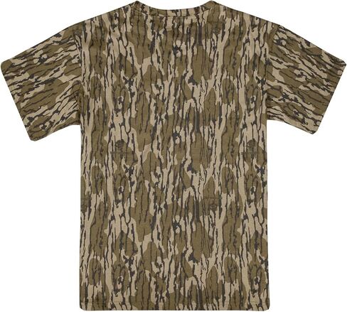قميص مموه رجالي بأكمام قصيرة من القطن من Mossy Oak للصيد in Kuwait