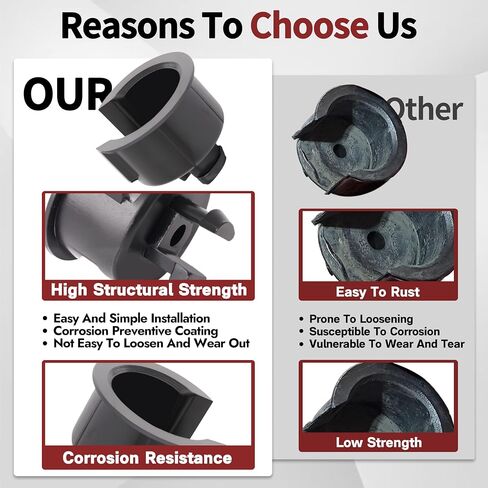 2Pcs 66110-0C020 Tailgate Hinge Bushing Insert Rear Right Fit for 2007-2024 Tundra SR Fit for 2007-2024 Tundra SR5 Passenger Side Tail Gate Replace for 661100C020 in Kuwait