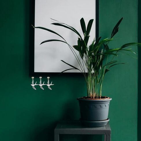 Decortings Hinge Decorationswally ، قطرة المفصلة المغناطيسية معلقة ، أغطية رأس مفصلية مغناطيسية ، أعلى دبوس الباب (الفضة) in Kuwait