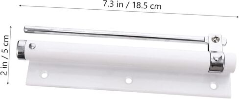 1pc Door Closer Adjustable Closing Door Hinge Door Closing Hinge (White 18.5X5CM) in Kuwait