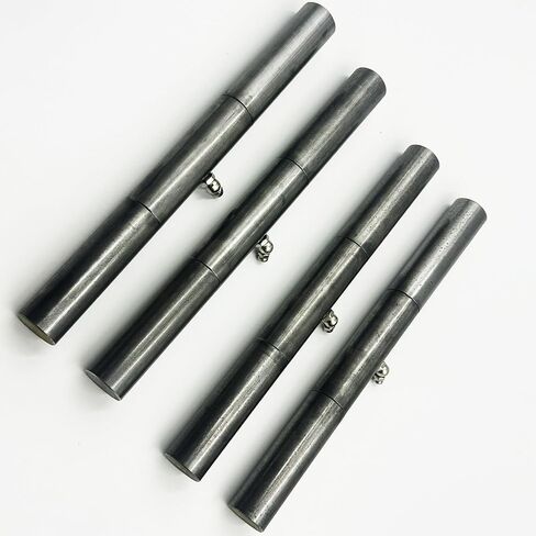 10" Weld On Hinges Heavy Duty, 2 Pack Black Heavy Duty Greasable Ramp Door Hinges, Trailer Ramp Hinge (Weld-Black-2pcs) in Kuwait