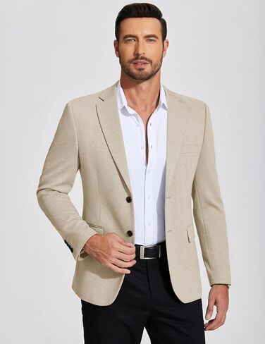 COOFANDY Blazer Men Big and Tall Sport Coat Business Casual Western Suit Jacket Dark Grey, S in Saudi Arabia