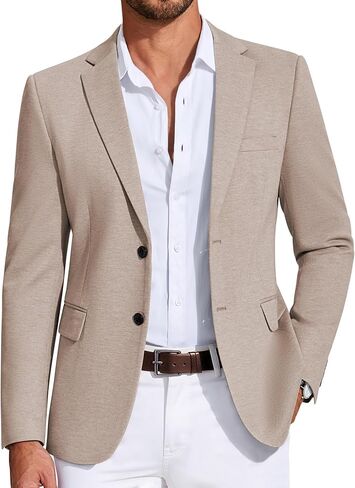 COOFANDY Blazer Men Big and Tall Sport Coat Business Casual Western Suit Jacket Dark Grey, S in Saudi Arabia