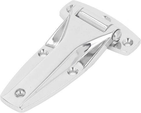 T Hinge Soft Close Tee Hinge Zinc Alloy T Strap Hinge Replacement Complete Close Storage Cabinet Furniture Universal Design TYJH06 (Silver) in Kuwait