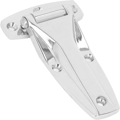 T Hinge Soft Close Tee Hinge Zinc Alloy T Strap Hinge Replacement Complete Close Storage Cabinet Furniture Universal Design TYJH06 (Silver) in Kuwait