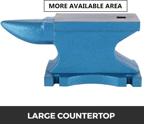 Vevor Single Horn anvil ، 25 رطلاً من الصلب السندان ، والصلابة عالية الصلابة ، قرن ، قرن ، من السود ، مع قاعدة مستقرة ، أداة عمل معدنية للانحناء المعدني ، تشكيل ، التواء ، المشاريع الحرفية in Saudi Arabia