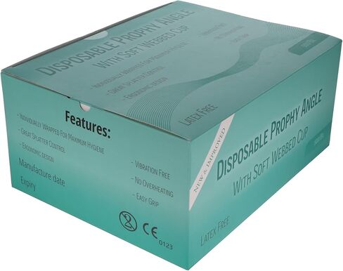 HSB 247500, Soft Webbed Cup, Latex Free, 500/Bx, Disposable Dental Prophy Angles – Latex-Free, Smooth Rotation for Comfortable & Effective Cleaning in Kuwait