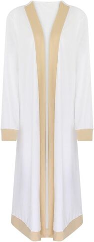 Women's Casual 3 Piece Lounge Sets Splicing Tank Tops Long Sleeve Cardigan Wide Leg Pants Sweatsuit in Saudi Arabia