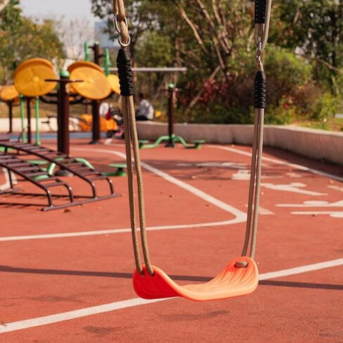 BeneLabel 2 Packs 220LB Capacity Swing Seat Set with Adjustable Length Rope 50 to 80 inch Green Swingset Swings Heavy Duty Playground Swing Set Seats for Outdoor Indoor in Kuwait