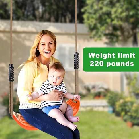 BeneLabel 2 Packs 220LB Capacity Swing Seat Set with Adjustable Length Rope 50 to 80 inch Green Swingset Swings Heavy Duty Playground Swing Set Seats for Outdoor Indoor in Kuwait