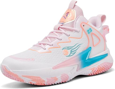 Basketball Shoes for Womens Mens Fashion Comfortable Volleyball Sneakers Breathable High Top Non Slip Outdoor Sport Woman Man Shoe in Saudi Arabia