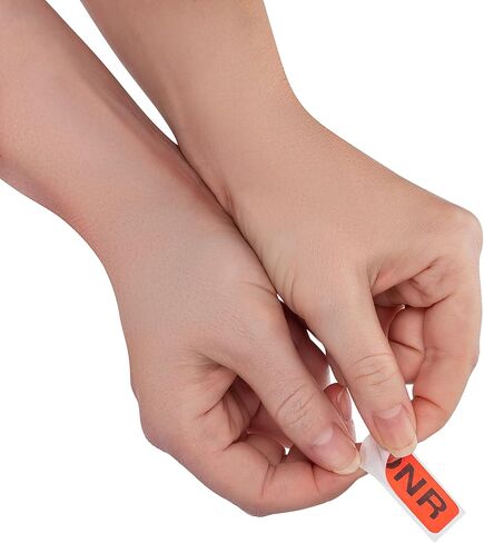 Carstens Medical Stickers – DNR Alert and Instruction Labels for Medical Charts, Red and Black, Roll of 100 Patient Chart Labels, W1.5" x H.75" in Kuwait