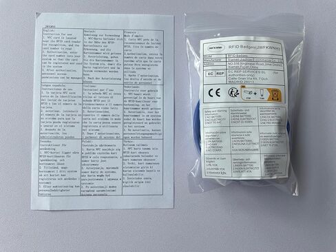 5PCS T5577 Waterproof Intelligent Access Control Non-Contact NFC Keychain, rewritable RFID 125kHz (Blue) in Kuwait