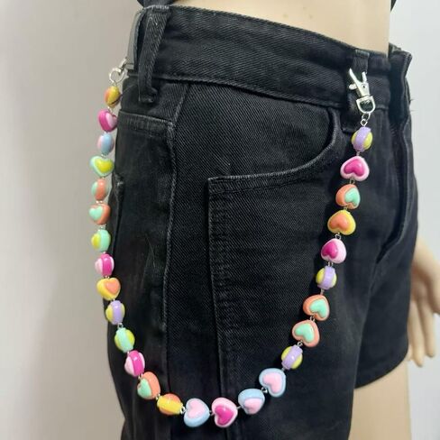 Mushroom Pants Chain - Minimalist Style Pant/Bag/Keychain Accessory, Single-Loop Unisex Keychain for Teens & Adults, All Seasons in Saudi Arabia