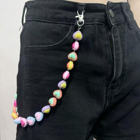 Mushroom Pants Chain - Minimalist Style Pant/Bag/Keychain Accessory, Single-Loop Unisex Keychain for Teens & Adults, All Seasons in Saudi Arabia