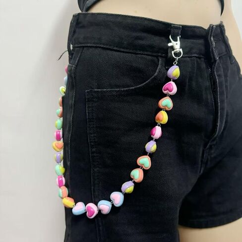 Mushroom Pants Chain - Minimalist Style Pant/Bag/Keychain Accessory, Single-Loop Unisex Keychain for Teens & Adults, All Seasons in Saudi Arabia