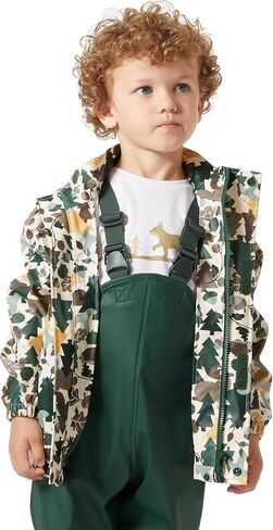 Helly-Hansen Kid's Bergen 2.0 PU Rainset AOP, 676 Purple Clay Aop, 9 in Kuwait