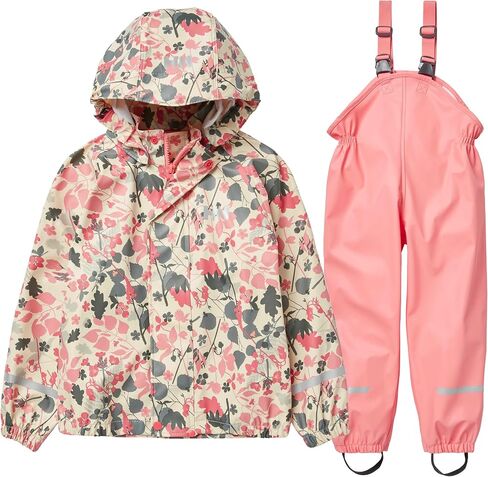 Helly-Hansen Kid's Bergen 2.0 PU Rainset AOP, 676 Purple Clay Aop, 9 in Saudi Arabia