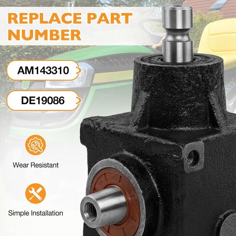 AM136330 Gear Case Compatible with John Deere Signature/Utility Tractor X710, X730, X734, X738, X739, X940, X948, X949, 1023E, 1025R, 1026R, 2025R, 2027R Lawn Mower Gearbox Replaces AUC10298 MIA12567 in Saudi Arabia