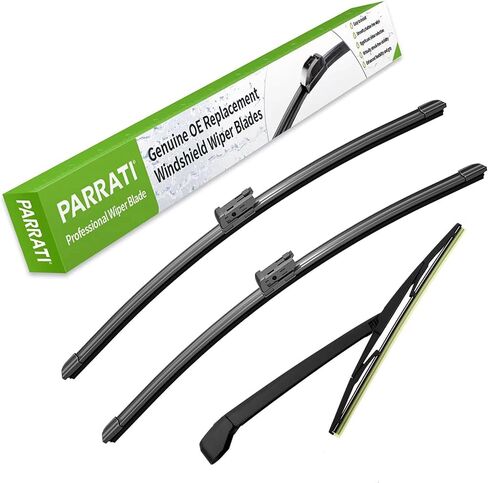 PARRATI® Premium Windshield Wipers with Rear Wiper Blades Arm Replacement for 2014-2007 Ford Edge,All-Season Automotive Wipers,Easy to Install 26"+20"+14"(Set of 4) in Saudi Arabia