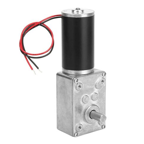 24V DC Worm Gear Motor 8 مم محرك كهربائي نطاق سرعة التواء العالي 10-500 دورة في الدقيقة (100RPM) in Saudi Arabia