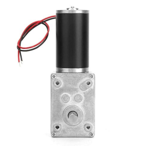 24V DC Worm Gear Motor 8 مم محرك كهربائي نطاق سرعة التواء العالي 10-500 دورة في الدقيقة (100RPM) in Saudi Arabia