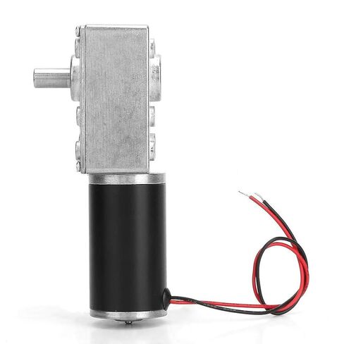 24V DC Worm Gear Motor 8 مم محرك كهربائي نطاق سرعة التواء العالي 10-500 دورة في الدقيقة (100RPM) in Saudi Arabia